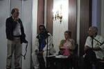 Manuel Pérez Paredes, Daniel Diez, Nora de Izcue y Orlando Senna, entrega de Premio de Ensayo 2011